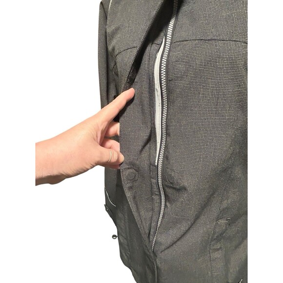 Kerrits Hight Tail Waterproof Rain jacket Black. Zip Pockets Adjustable Snaps LG - Picture 9 of 15